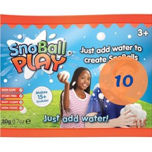 Zimpli Kids SnoBall Play Tanışma Boyu 10'lu Paket - Kar Yapım Seti