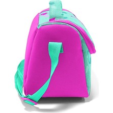 Coral High Kids Su Yeşili Neon Pembe Flamingo Desenli Thermo Beslenme Çantası 11804