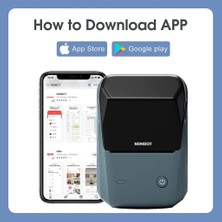 Niimbot B1 Etiket Makinesi Kablosuz Taşınabilir Bluetooth - USB Şarjlı Pc'yi Destekler (Türkiye Garantili)