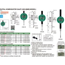 Insize 2103-10 Dijital Komparatör Saati Kulaklı Kapak (Gelişmiş Model)