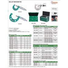 Insize 3203-225A Dış Çap Mikrometresi (Standart Model)