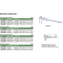 Insize 1205-1502S Mekanik Kumpas