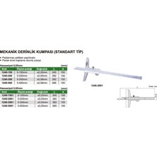 Insize 1240-150 Mekanik Derinlik Kumpası (Standart Model)