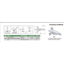 Insize 4830 Kaynakçı Kumpası