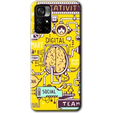 MRC İletişim Poco M4 Pro 5g Kılıf Hd Desen Baskılı Arka Kapak - Smart 2