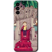 MRC İletişim Samsung Galaxy A13 5g Kılıf Hd Desen Baskılı Arka Kapak - Morty