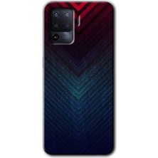 MRC İletişim Oppo Reno 5 Lite Kılıf Hd Desen Baskılı Arka Kapak - Abstract 4