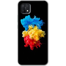 MRC İletişim Oppo A15S Kılıf Hd Desen Baskılı Arka Kapak - Black 1