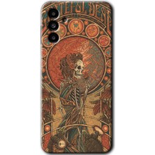 MRC İletişim Samsung Galaxy A13 5g Kılıf Hd Desen Baskılı Arka Kapak - Iskelet Aşk