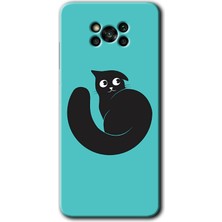 MRC İletişim Poco X3 Nfc Kılıf Hd Desen Baskılı Arka Kapak - Cat Vector