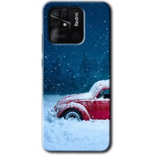 MRC İletişim Xiaomi Redmi 10C Kılıf Hd Desen Baskılı Arka Kapak - Karlı Vosvos