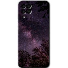 MRC İletişim Samsung Galaxy M33 Kılıf Hd Desen Baskılı Arka Kapak - Gece Galaksi