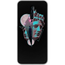 MRC İletişim Oppo Reno 2z Kılıf Hd Desen Baskılı Arka Kapak - Heykel