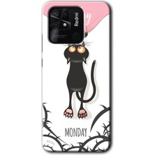 MRC İletişim Xiaomi Redmi 10C Kılıf Hd Desen Baskılı Arka Kapak - Dark Sunday