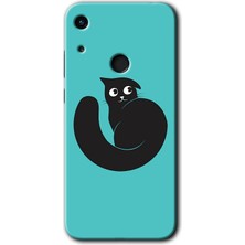 MRC İletişim Honor 8A Kılıf Hd Desen Baskılı Arka Kapak - Cat Vector