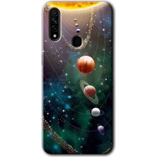 MRC İletişim Oppo A31 Kılıf Hd Desen Baskılı Arka Kapak - Cosmos