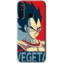 MRC İletişim Realme 6i Kılıf Hd Desen Baskılı Arka Kapak - Vegeta