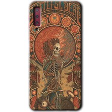 MRC İletişim Samsung Galaxy A7 2018 Kılıf Hd Desen Baskılı Arka Kapak - Iskelet Aşk