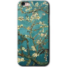 MRC İletişim iPhone 6 Plus Kılıf Hd Desen Baskılı Arka Kapak - Almond Blossom