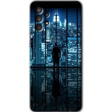 MRC İletişim Samsung Galaxy A52S Kılıf Hd Desen Baskılı Arka Kapak - Şehir Manzarası