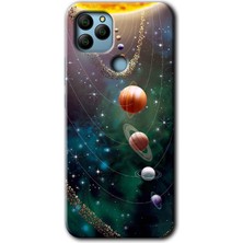 MRC İletişim General Mobile Gm 21 Kılıf Hd Desen Baskılı Arka Kapak - Cosmos