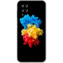 MRC İletişim Samsung Galaxy M12 Kılıf Hd Desen Baskılı Arka Kapak - Black 1