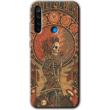 MRC İletişim Xiaomi Redmi Note 8t Kılıf Hd Desen Baskılı Arka Kapak - Iskelet Aşk