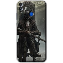 MRC İletişim Honor 8x Kılıf Hd Desen Baskılı Arka Kapak - Bloodborne Hunters