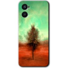 MRC İletişim Oppo A96 Kılıf Hd Desen Baskılı Arka Kapak - Outlines Paint