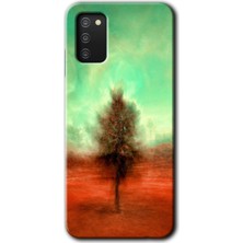 MRC İletişim Samsung Galaxy A03S Kılıf Hd Desen Baskılı Arka Kapak - Outlines Paint