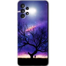 MRC İletişim Samsung Galaxy A33 Kılıf Hd Desen Baskılı Arka Kapak - Uzay Silüet