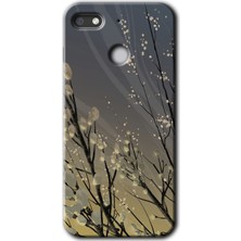 MRC İletişim General Mobile Gm 8 Go Kılıf Hd Desen Baskılı Arka Kapak - Branches Flowers