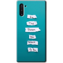 MRC İletişim Samsung Galaxy Note 10 Kılıf Hd Desen Baskılı Arka Kapak - Want You