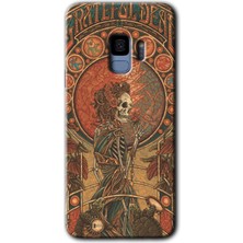 MRC İletişim Samsung Galaxy S9 Kılıf Hd Desen Baskılı Arka Kapak - Iskelet Aşk