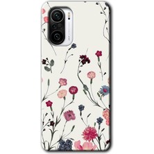 MRC İletişim Xiaomi Redmi K40 Kılıf Hd Desen Baskılı Arka Kapak - Mat Çiçek