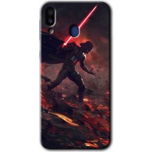 MRC İletişim Samsung Galaxy M10S Kılıf Hd Desen Baskılı Arka Kapak - Darh Vader Wars