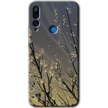 MRC İletişim Huawei P Smart Z Kılıf Hd Desen Baskılı Arka Kapak - Branches Flowers
