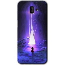 MRC İletişim Samsung Galaxy J6 Plus Kılıf Hd Desen Baskılı Arka Kapak - Wanderer Silhouette