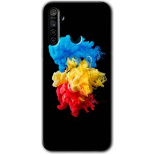 MRC İletişim Realme 6i Kılıf Hd Desen Baskılı Arka Kapak - Black 1