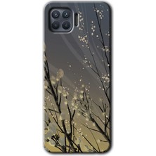 MRC İletişim Oppo Reno 4 Lite Kılıf Hd Desen Baskılı Arka Kapak - Branches Flowers