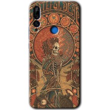 MRC İletişim Huawei P Smart Z Kılıf Hd Desen Baskılı Arka Kapak - Iskelet Aşk