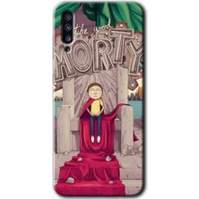 MRC İletişim Samsung Galaxy A70 Kılıf Hd Desen Baskılı Arka Kapak - Morty