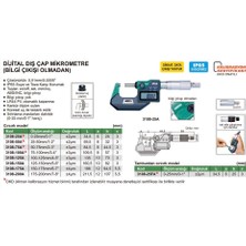 Insize 3108-50A Dijital Dış Çap Mikrometre (Bilgi Çıkışı Olmadan)