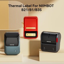 Niimbot 40X30MM Beyaz Etiket B21/B1/B3S Için 230 Adet Yırtılmaz, Sudan ve Yağdan Etkilenmez