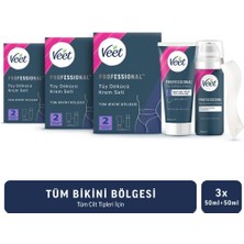 Veet Bikini Bölgesi Tüy Dökücü Krem Seti 50 ml + 50 ml x 3