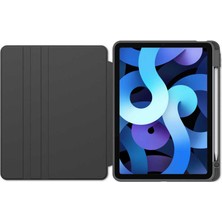 Case 4U Apple iPad 2022 (10.Nesil) Kılıf 10.9" 360 Derece Dönebilen Standlı Kapaklı Nayn Açık Mavi