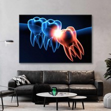 SML Tablo Ağız Diş Sağlığı Dişçi Diş Hekimi 20LIK Dentist Kanvas Tablo