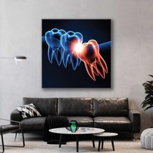 SML Tablo Ağız Diş Sağlığı Dişçi Diş Hekimi 20LIK Dentist Kanvas Tablo