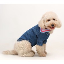 Apac.co Köpek Kıyafeti Rompy Denim Ceket