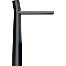 Semazen Dark Gray Orta Tip Lavabo Bataryası